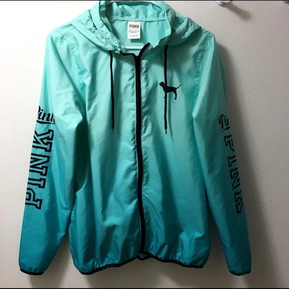 SOLD VS PINK Ombré Aqua Windbreaker RARE - Picture 4 of 6
